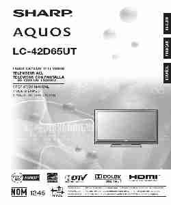 Sharp Flat Panel Television LC 42D65UT-page_pdf